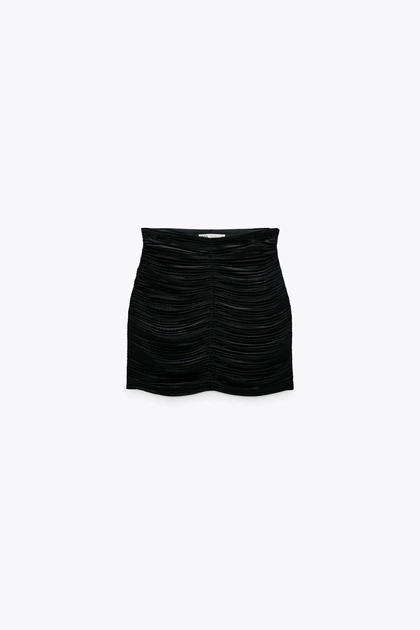 Юбка Zara XXL черный 4886300800 - Фото 3 Юбка Zara XXL черный 4886300800 - изображение 3