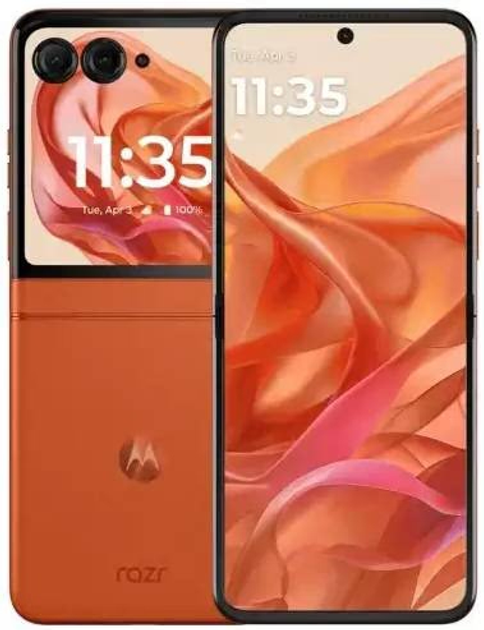 Мобільний телефон Motorola Razr 50 8/256GB Spritz Orange (PB200014PLL) - зображення 1