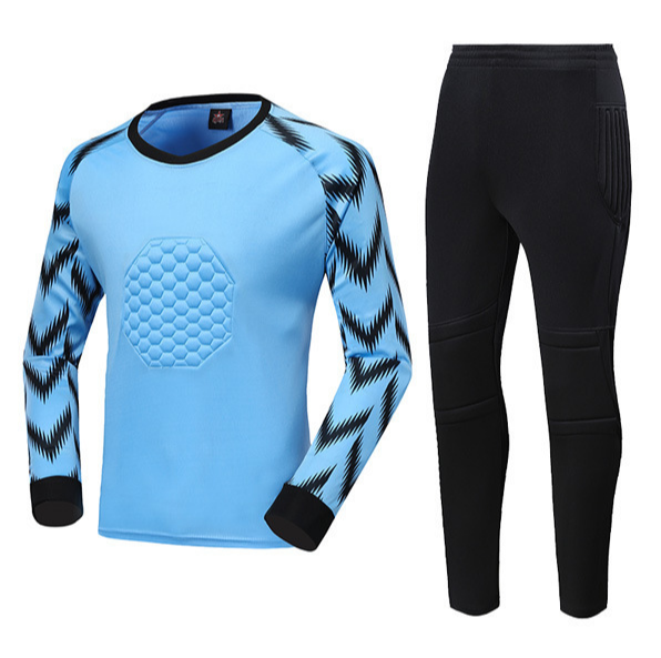 Дитяча воротарська форма YAR-sport 41 (форма воротаря) штани+лонгслів голуба розмір m на зріст 160-165 см 