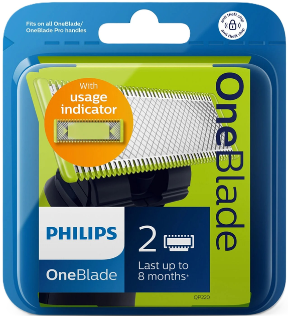 Ostrza Philips OneBlade 360 Replacement Blades 2 szt. QP420/50 (8710103997146) - obraz 2