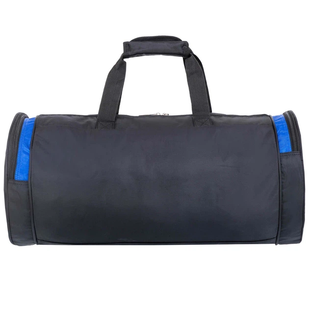 Сумка спортивна барило Zelart 9787 розмір 55x28x28см об'єм 43 літри Blue-Black - зображення 4