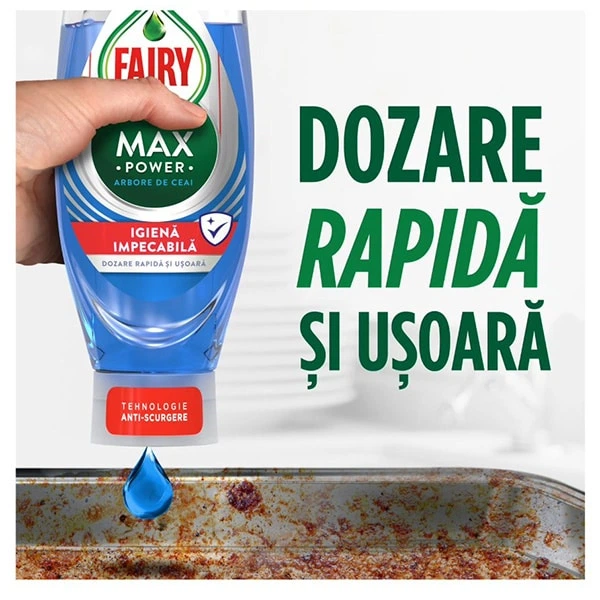 Fairy Max Power 4x потужніший засіб для миття посуду 650мл - изображение 2