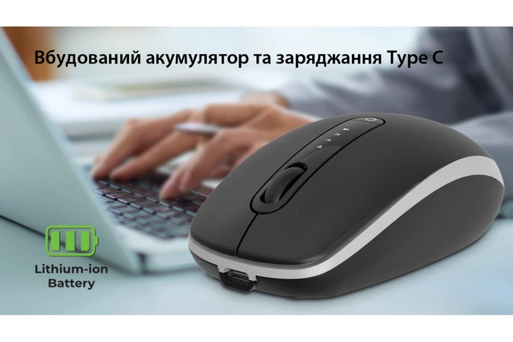 Мышь беспроводная REAL-EL RM-455W Black - изображение 15