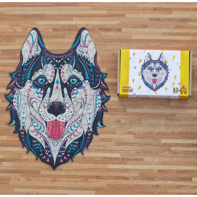 Фигурный деревянный пазл PuzzleOK 123 элемента A3 материал дерево цвет не указан (559775) - изображение 2