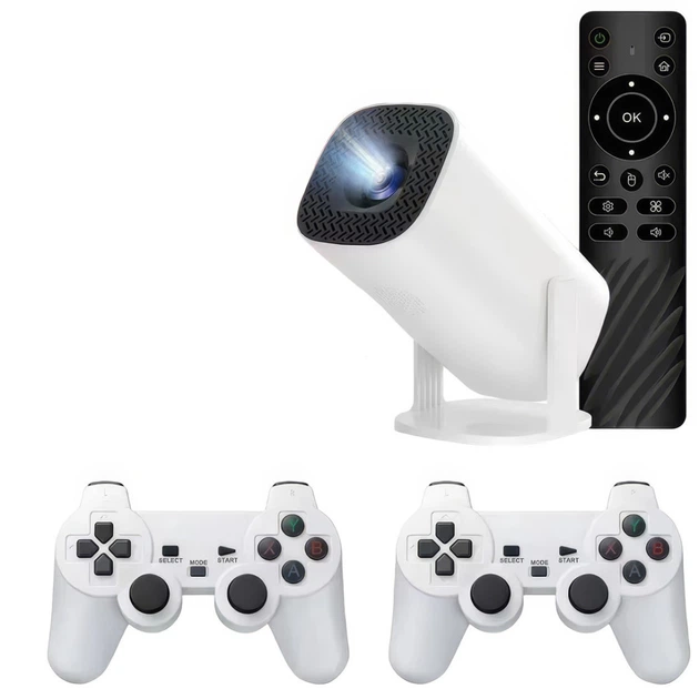 Смарт проєктор P30 Max 4K WiFi з 2 джойстиками 64Gb Android 11 - Фото 2 Смарт проєктор P30 Max 4K WiFi з 2 джойстиками 64Gb Android 11 - зображення 2