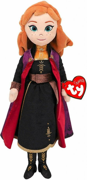 Maskotka TY Beanie Babies Lic Frozen 2 Anna z dźwiękiem 40 cm (02407) (0008421024070) - obraz 1