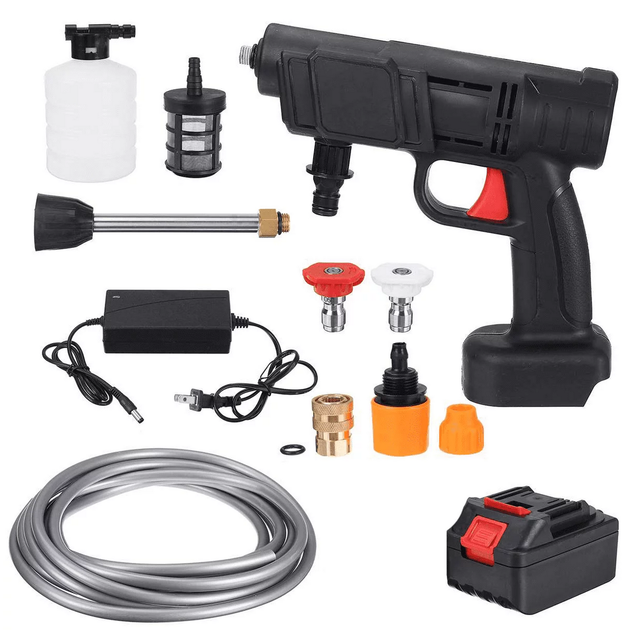 Мойка высокого давления на 2 аккумулятора 48 V Water Gun 1000W для автомобиля - изображение 4