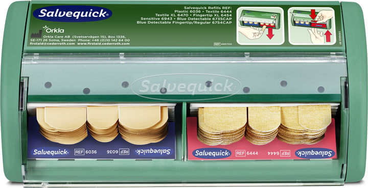 Диспенсер Salvequick Plaster Dispenser із текстильними пластирами (7310614907002) - зображення 5