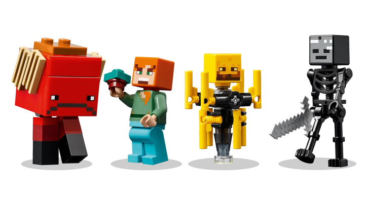 Конструктор LEGO Minecraft Битва з лавою у Незері 99 елементів (21266) - зображення 4