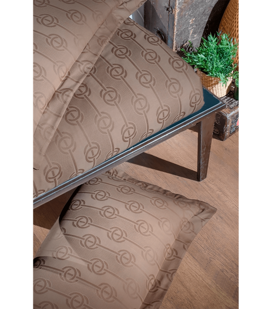 Комплект постельного белья Jacquard Satin First Choice - First Choice - JS-240 Norel Wicker - Евро - Бежевый - Фото 2 Комплект постельного белья Jacquard Satin First Choice - First Choice - JS-240 Norel Wicker - Евро - Бежевый - изображение 2