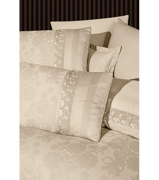 Комплект постельного белья VIP Moonlight&nbsp;Satin First Choice - First Choice - V.I.P-32 Buhara Cappuccino - Евро - Бежевый - изображение 2