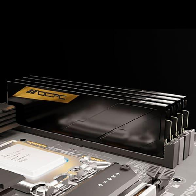 Модуль пам'яті OCPC DDR5 32Gb 5600MHz (2*16Gb) VOLARE C40 Black, Retail Kit (MMVL2K32GD556C40BK) - изображение 3