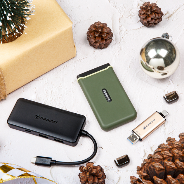 SSD диск Transcend ESD380C 1TB USB 3.1 Type-C 3D NAND TLC Military Green (TS1TESD380C) External - изображение 8