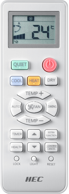 Кондиціонер Haier HEC-07QC(I)/HEC-07QC(O) - зображення 5