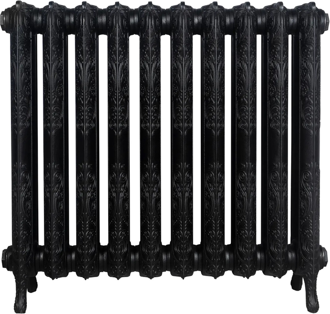 Радиатор из чугуна Warm Well Retrox 760/180 10 секций Ral 9005М - изображение 1