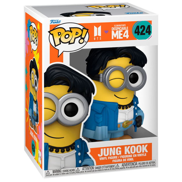 Figurka Funko POP Despicable Me 4 Jung Kook Minion 9 cm (889698859660) - obraz 1