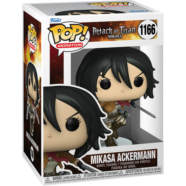 Фігурка Funko POP Attack On Titan Mikasa Ackermann 9 см (889698579810) - зображення 1