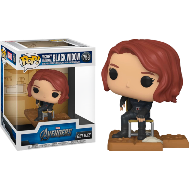 Figurka Funko POP Deluxe Marvel Los Vengadores Avengers Black Widow 15 cm (889698548984) - obraz 1