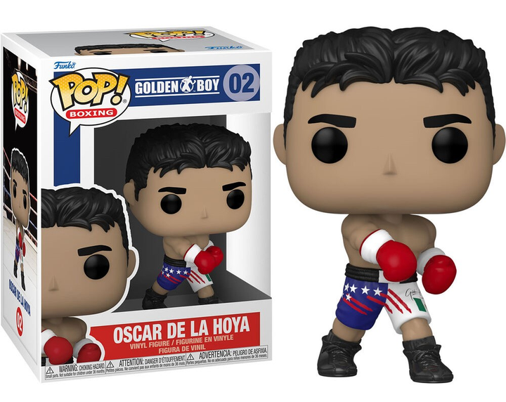 Figurka Funko POP Boks Oscar De La Hoya 9 cm (889698568142) - obraz 1