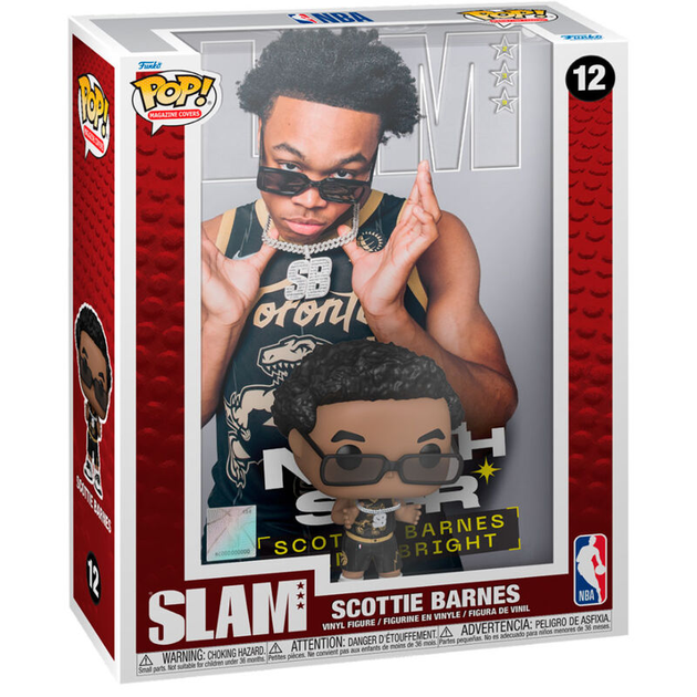 Figurka Funko POP Cover Slam NBA Scottie Barnes 9 cm (889698734189) - obraz 1