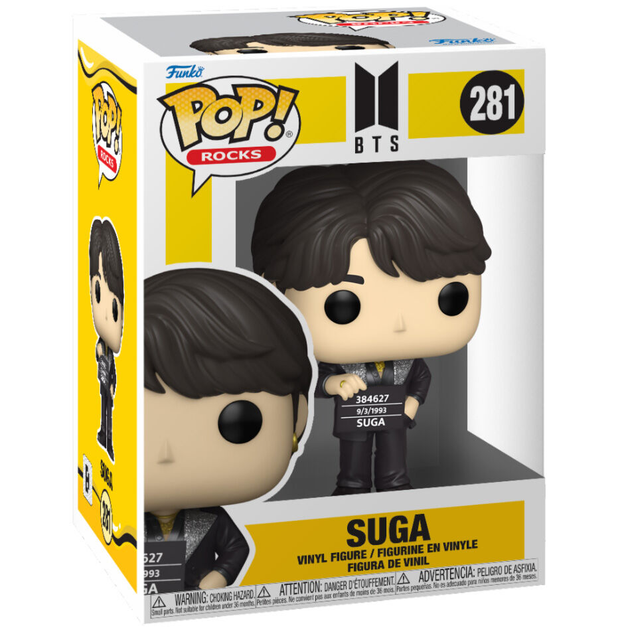 Figurka Funko POP BTS Suga 9 cm (889698640480) - obraz 1