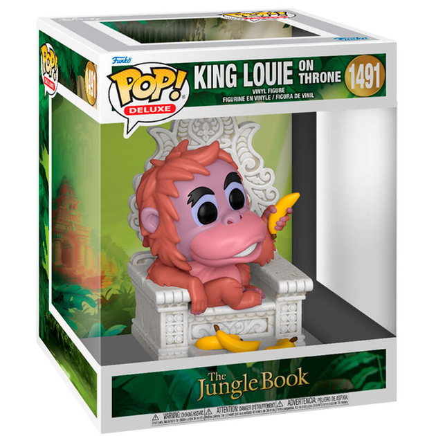 Figurka Funko POP Deluxe Disney El Libro de la Selva King Louie 9 cm (889698807852) - obraz 1