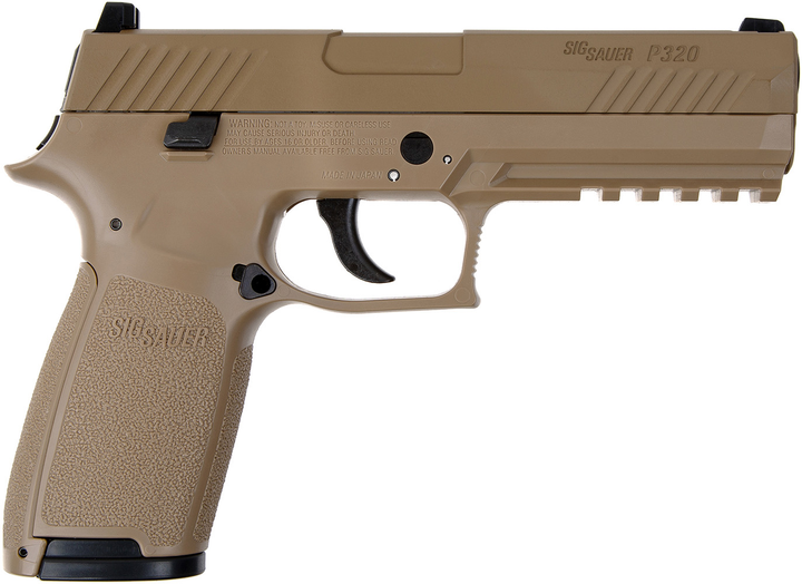 Пістолет пневматичний Sig Sauer P320 кал. 177 Coyote Tan (AIR-P320-177-30R-CYT) - зображення 2