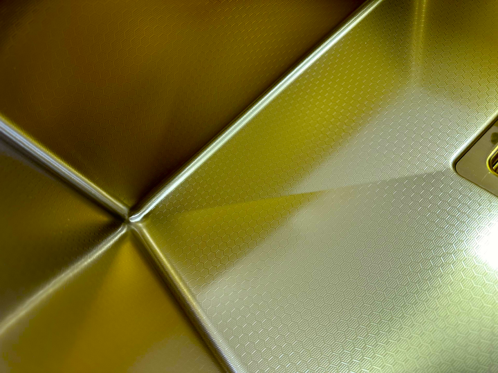 Кухонне миття з нержавіючої сталі Quadro 53 Celldecor Nano Gold - зображення 7