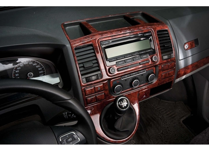 Накладки на Панель Приборов Дерево для Volkswagen T5 2010-2015 гг - изображение 4