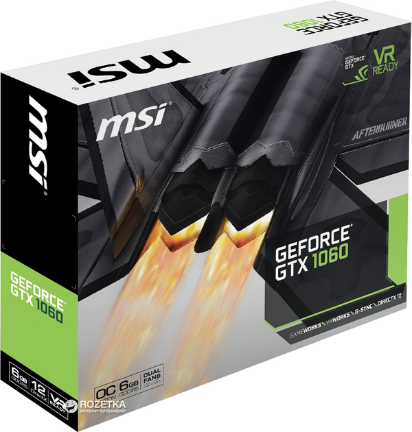MSI GeForce GTX 1060 6GB 動作品 Specification GeForce GTX 1060 GAMING X 6G | エムエスアイ