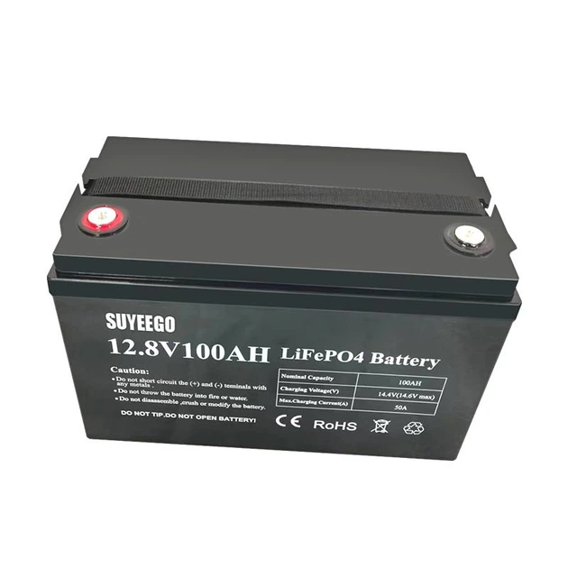 Акумулятор для ДБЖ LifePO4 100ah 12.8V Suyeego з BMS - Фото 2 Акумулятор для ДБЖ LifePO4 100ah 12.8V Suyeego з BMS - изображение 2