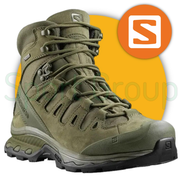 Черевики тактичні Salomon Quest 4D GTX Forces 2 Ranger Green (зелений) UK 14.5/EU 50.5 - зображення 1