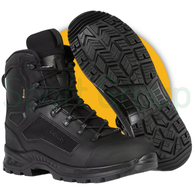 Черевики тактичні Lowa Breacher GTX Mid (210224-0999) черный UK 10,5/EU 45 - зображення 2