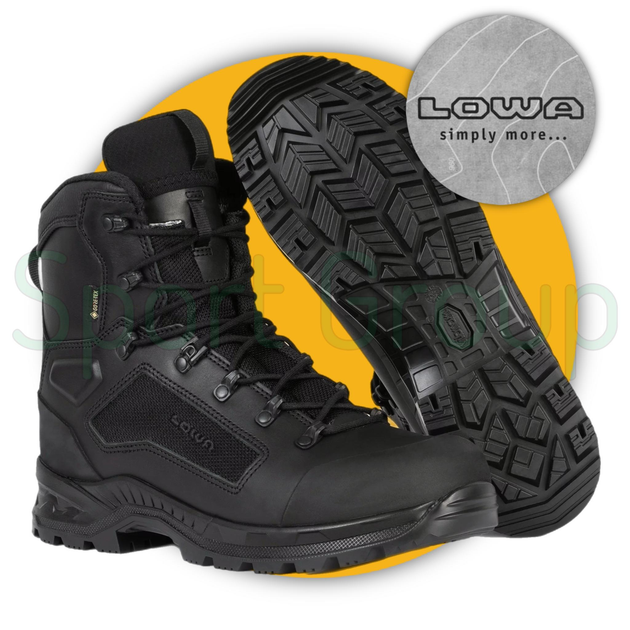 Черевики тактичні Lowa Breacher GTX Mid (210224-0999) черный UK 15/EU 51 - зображення 1