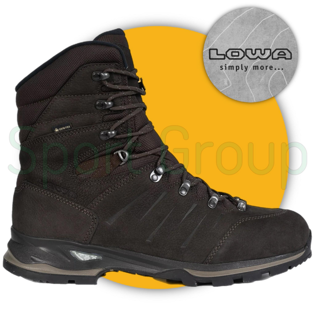 Зимние тактические ботинки Lowa Yukon Ice II GTX Ebenholz (210685-0499) коричневый UK 9/EU 43.5 - изображение 1