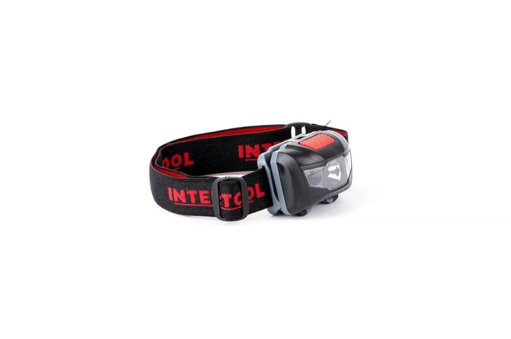 Фонарь налобный Intertool 1 LED + 2 LED х 1 Вт (LB-0302) - изображение 5