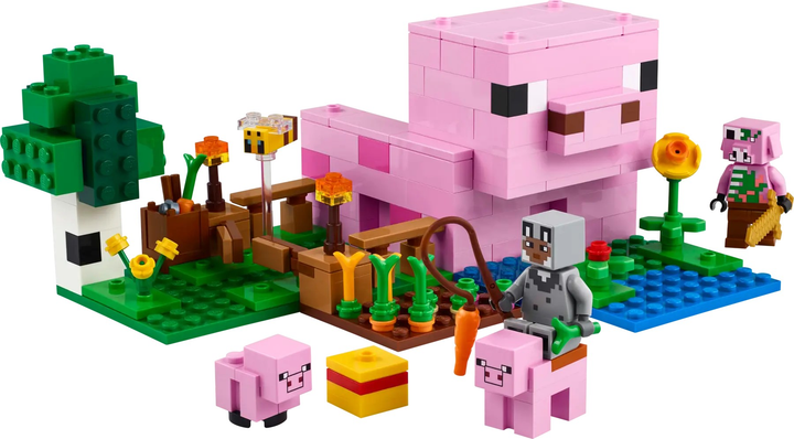 Zestaw klocków LEGO Minecraft Dom prosiaczka 238 elementów (21268) - obraz 2