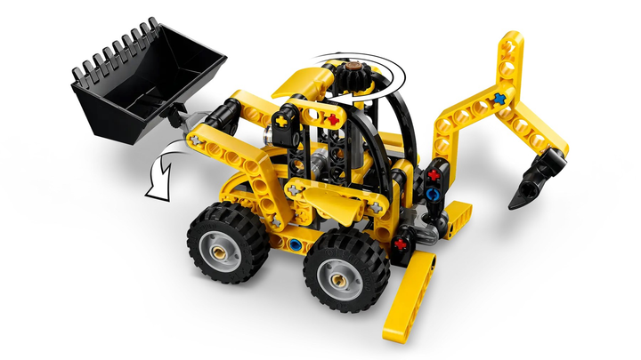 Конструктор LEGO Technic Екскаватор-навантажувач 104 елементи (42197) - зображення 5
