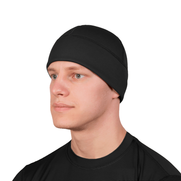 Шапка Beanie Air Stretch Black (6592), L - зображення 2