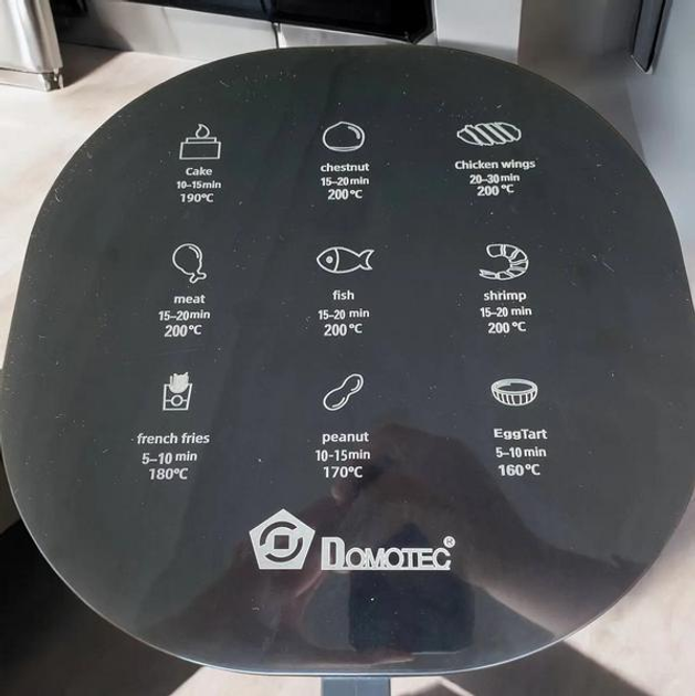 Безмасляна електрична фритюрниця 7л DOMOTEC MS-3221 7 програм 3500W - зображення 4