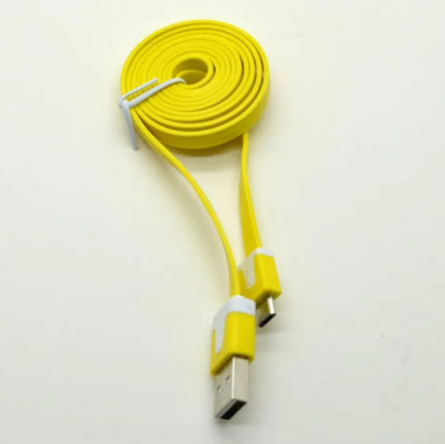 Кабель USB - micro USB 100 см Yellow - изображение 3