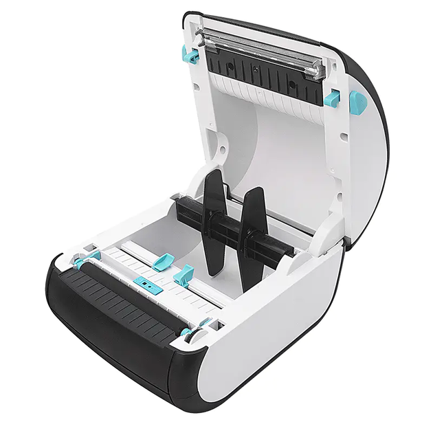 Термопринтер Xprinter XP-422B принтер этикеток, наклеек и штрих-кодов 108мм USB для маркировки Новой почты (XP480B, XP-DT422B, new XP-420B) - изображение 5