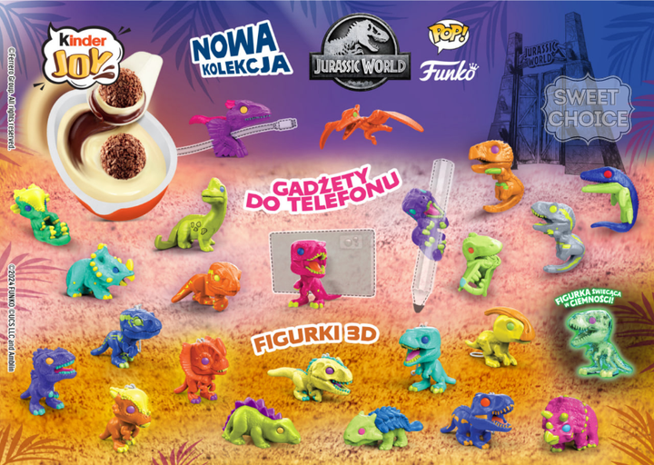 Мир Юрского периода Kinder Joy – Funko Pop Jurassic World 20 g