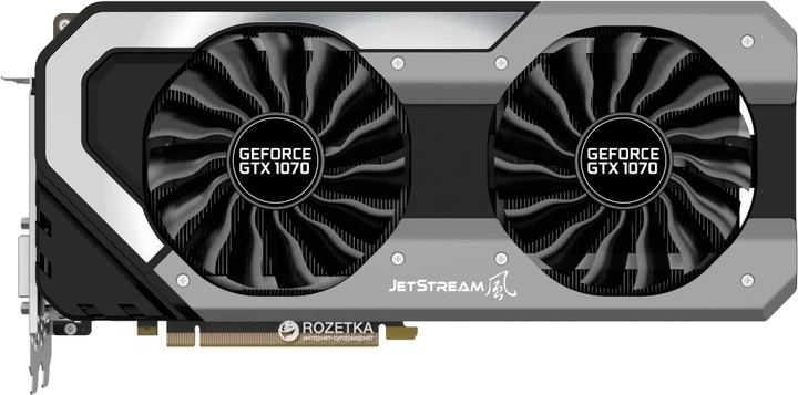 Видеокарта Palit PCI-Ex GeForce GTX 1070 Jetstream 8GB GDDR5