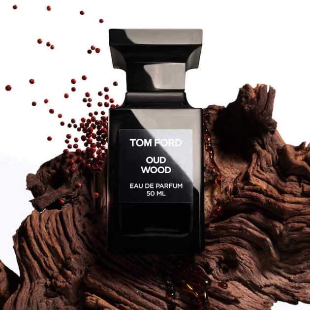 Zestaw unisex Tom Ford Oud Wood Woda perfumowana 50 ml + Woda perfumowana 10 ml (888066150637) - obraz 4