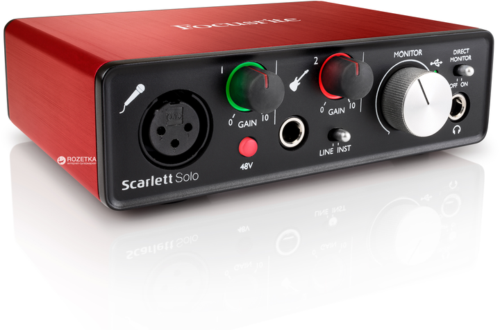 Аудіоінтерфейс Focusrite Scarlett Solo 2nd Gen (223888