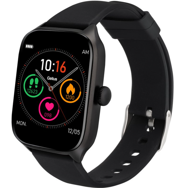 Смарт годинник Gelius GP-SW012 (Amazwatch GTS) Black - Фото 1 Смарт годинник Gelius GP-SW012 (Amazwatch GTS) Black - зображення 1