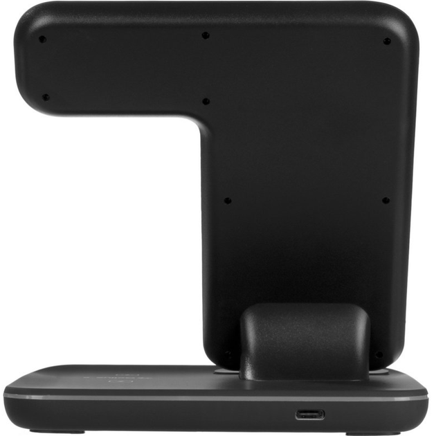 Бездротовий зарядний пристрій Gelius 3in1 15W GP-AWC01 Black - зображення 3