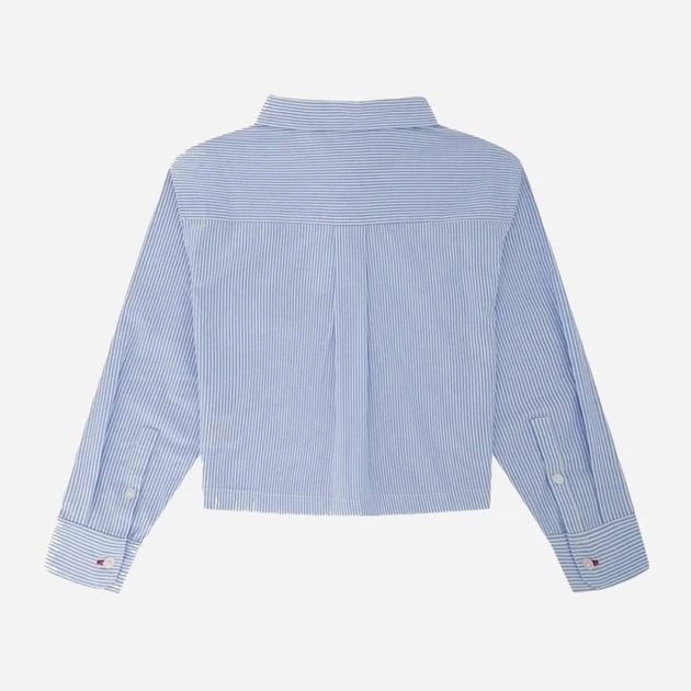 Подростковая рубашка для девочки Tommy Hilfiger 323712476 146 см Синий/Белый (1159821234) - изображение 2