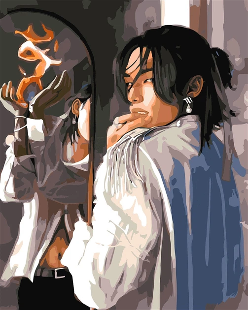 Картина по номерам 40×50 см Kontur. Stray Kids. Хёнджин DS0645